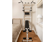 BenchK 223B Wall Bars Swedish Ladder: Multifunctional Solid Beech Wood Gym Station with Pull-Up & Dip Bars image 21
