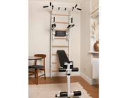 BenchK 223B Wall Bars Swedish Ladder: Multifunctional Solid Beech Wood Gym Station with Pull-Up & Dip Bars image 4
