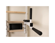 BenchK 522 Wall Bars Swedish Ladder & Dip Bar - Solid Beech Wood Gymnastics Equipment with Pull-Up Station image 17