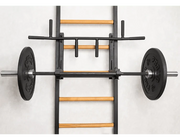 BenchK Series 7 733 Luxury Wall Bars Swedish Ladder - Beech Wood & Steel Design image 13
