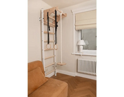 BenchK 211B + A076 Wall Bars Swedish Ladder for Kids with Pull-Up Bar, Gymnastic Rings, and Swing image 13