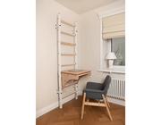 BenchK 212 Gymnastic Wall Bars Swedish Ladder - Durable Steel & Beech Wood, High Load Capacity 150 kg, Wall-Mounted Home…