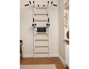 BenchK 232B Wall Bars Swedish Ladder - Multifunctional Fitness Ladder With Adjustable Pull-Up And Dip Bars image 17