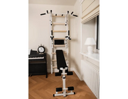 BenchK 233B Wall Bars Swedish Ladder - Versatile Home Gym System with Adjustable Pull-Up Bar and Dip Station image 12