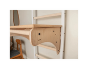BenchK 212 Gymnastic Wall Bars Swedish Ladder - Durable Steel & Beech Wood, High Load Capacity 150 kg, Wall-Mounted Home…