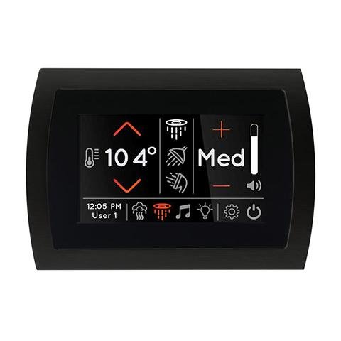 ThermaSol SignaTouch 5" Smart Touchscreen Control for Steam Shower, Bluetooth & Modern Design