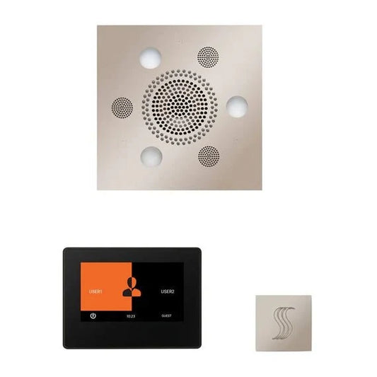 ThermaSol WSTP7S Wellness Steam Package with 7" ThermaTouch, Light/Sound Rainhead & Aromatherapy