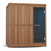 Finnmark FD-5 Trinity XL 4 Person Infrared & Steam Sauna Combo - 75"W x 64"D - Medical Grade Red Light Therapy image 2