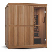 Finnmark FD-5 Trinity XL 4 Person Infrared & Steam Sauna Combo - 75"W x 64"D - Medical Grade Red Light Therapy image 3