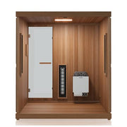 Finnmark FD-5 Trinity XL 4 Person Infrared & Steam Sauna Combo - 75"W x 64"D - Medical Grade Red Light Therapy image 5