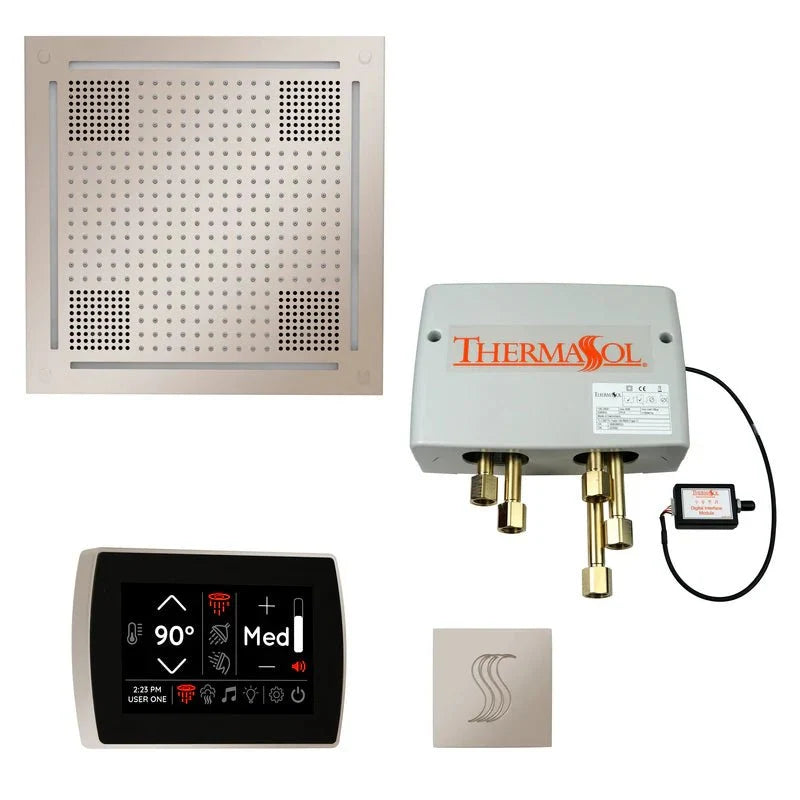 ThermaSol Total Wellness Package HydroVive with SignaTouch 5” Touchscreen Control & Rainhead