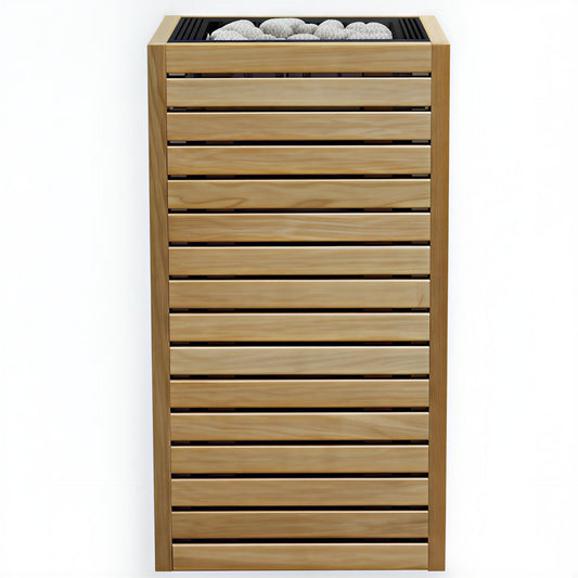 HUUM CORE Thermo-Aspen - CORE Series Sauna Heater, Thermo-Aspen Wood Exterior, 6.5kW