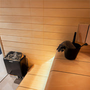 Harvia KIP80B KIP Series 8kW Black with Heater Built-In Controls Electric Sauna Heater image 3