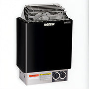Harvia KIP80B KIP Series 8kW Black with Heater Built-In Controls Electric Sauna Heater