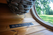Leil Saunas Black Cube Classic - 4 Person Outdoor Traditional Sauna Kit image 26