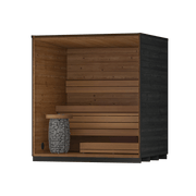 Leil Saunas Viva 210 - 4 Person Outdoor Traditional Sauna Kit image 8