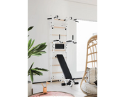 BenchK Series 7 733 Luxury Wall Bars Swedish Ladder - Beech Wood & Steel Design image 32