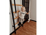 BenchK 221B + A076 Wall Bars Swedish Ladder - Multi-Functional Gym Equipment for Home Workouts image 13