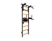 BenchK 232B Wall Bars Swedish Ladder - Multifunctional Fitness Ladder With Adjustable Pull-Up And Dip Bars