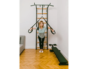 BenchK Series 7 721 Multifunctional Stall Bar Wall Bars Swedish Ladder for Home & Rehabilitation Workouts image 11