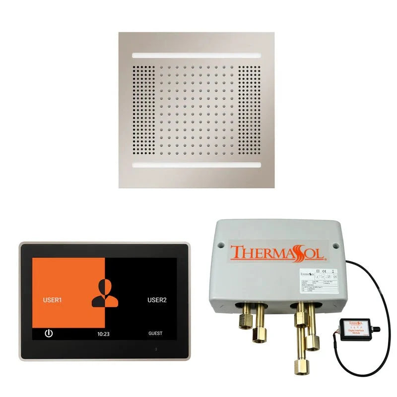 ThermaSol WH14SP10S Wellness HydroVive14 Shower Package with 10" ThermaTouch Control & Rain System