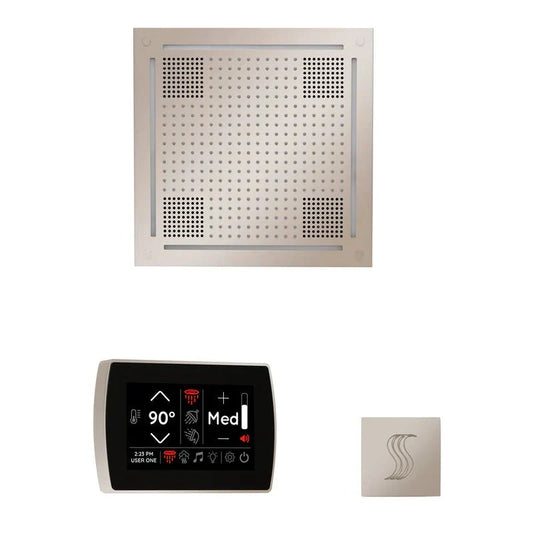 ThermaSol Wellness Hydrovive Steam Package With 5" Touchscreen & 18" Rainhead