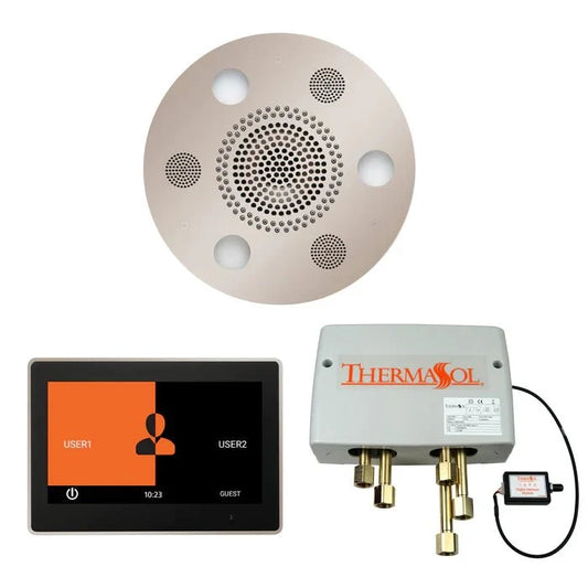 ThermaSol Wellness Shower Package W/ 10" ThermaTouch Round, Digital Control, Alexa Compatible