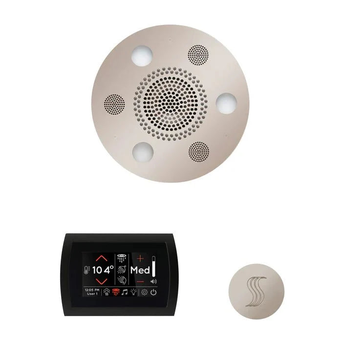 ThermaSol 5" SignaTouch Round Wellness Steam Package with Serenity Rainhead & SteamVection