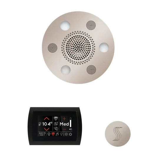 ThermaSol 5" SignaTouch Round Wellness Steam Package with Serenity Rainhead & SteamVection